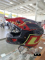 Шлем кроссовый HETOSHI UFD XD1-2 цв. Черно-бело-красный р. L 