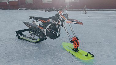 Гусеничный комплект SNOWRIDER SR120 TXR 2026 (гусеничный блок, трак, лыжа) для эндуро и кросс. мото