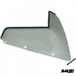 Стекло ветровое для снегохода Polaris RUSH 2011- (высота 18см, толщина 3мм, ПЭТг)